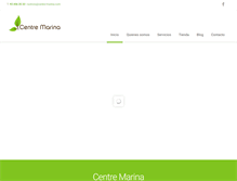 Tablet Screenshot of centre-marina.com